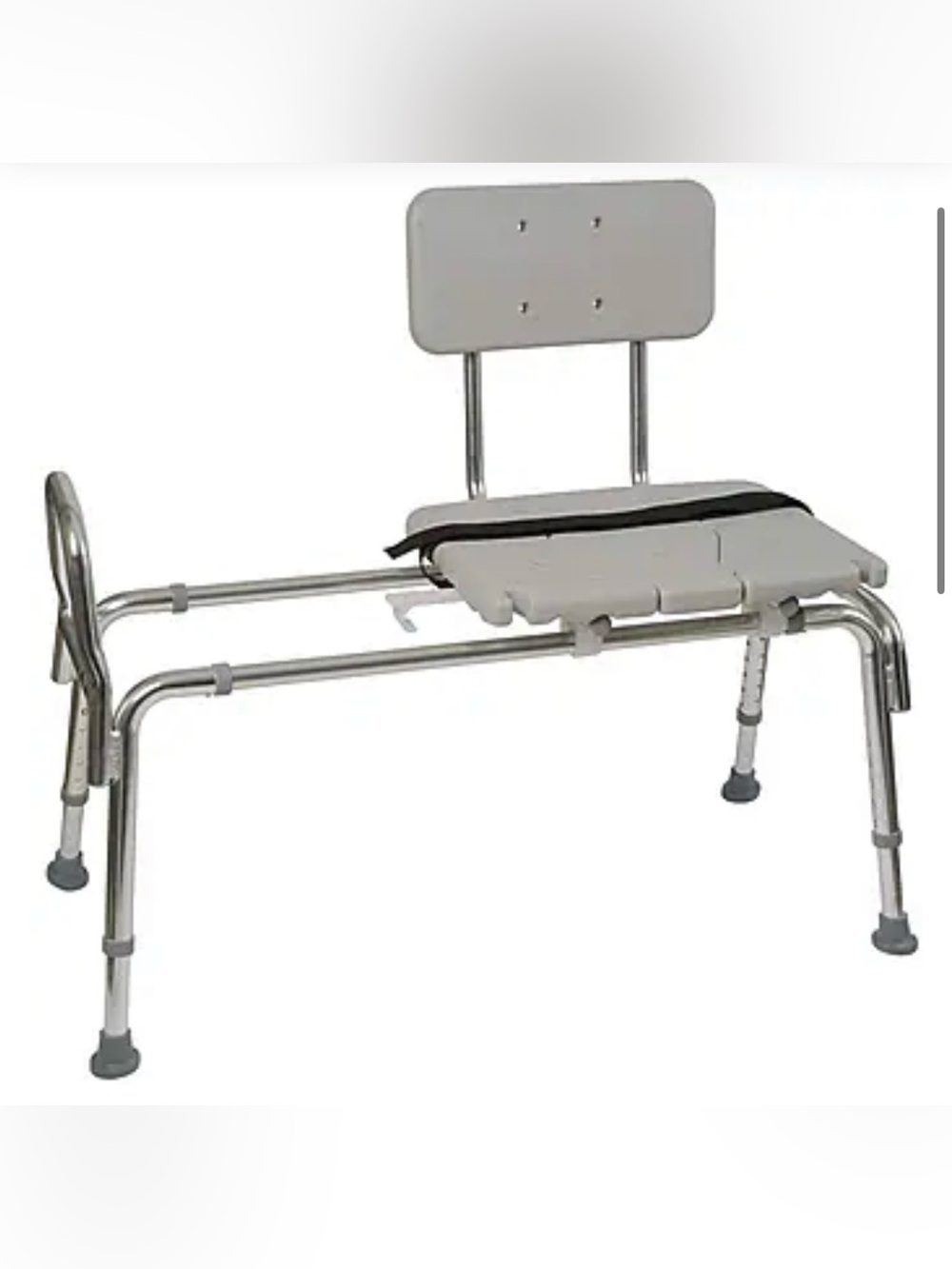 DMI Heavy Duty Sliding Transfer Bench with Cut-Out Seat 522-1734-1900